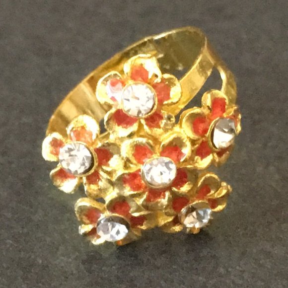 Set of 3 Rhinestone Fashion Rings - Picture 11 of 12